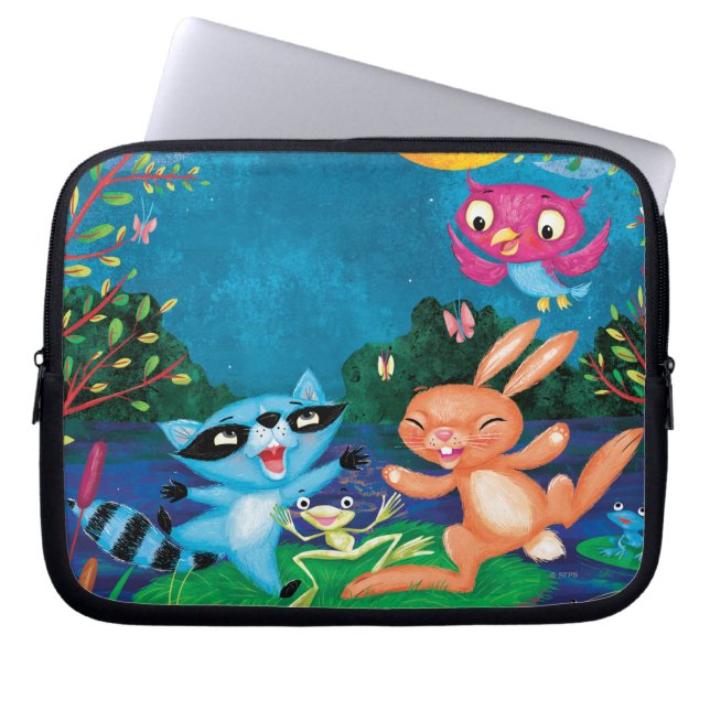 Autumn Moon Laptop Sleeve (Voorkant)