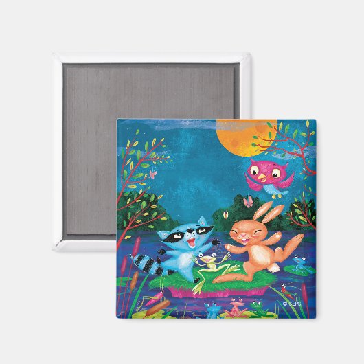 Autumn Moon Magneet (Voorkant / Achterkant)