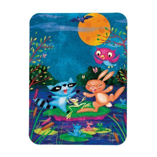 Autumn Moon Magneet (Verticaal)