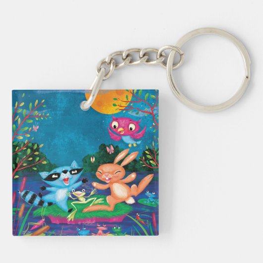 Autumn Moon Sleutelhanger (Achterkant)