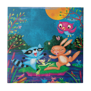 Autumn Moon Tegeltje