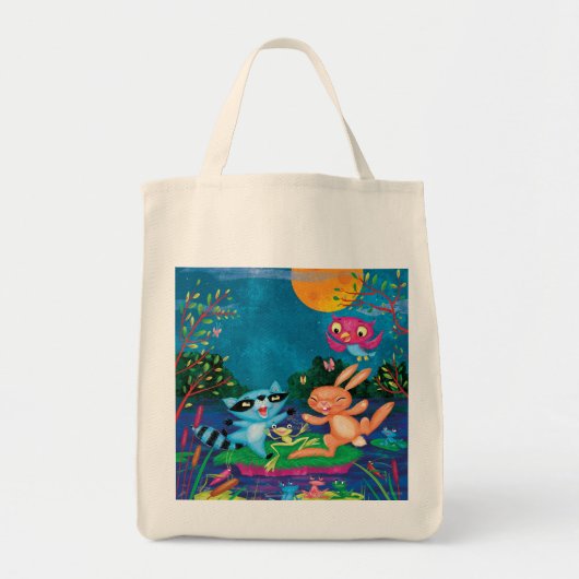 Autumn Moon Tote Bag (Voorkant)