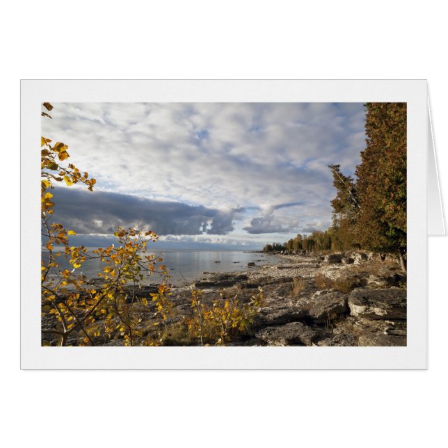 Autumn Morning/Lake Michigan (Voorkant Horizontaal)