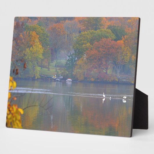 Autumn Morning Plaque Fotoplaat (Zijkant)