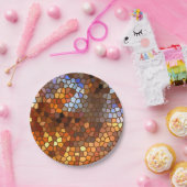 Autumn Mosaic Abstract Papieren Bordje (Feest)