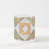 AUTUMN MOSAIC Frosted Glass Mok (Center)