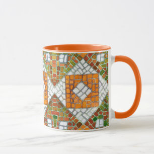AUTUMN MOSAIC Oranje combinatie Mok
