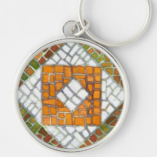 AUTUMN MOSAIC Premium Round Sleutelhanger