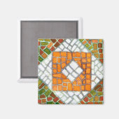 AUTUMN MOSAIC Square Magnet (Voorkant / Achterkant)