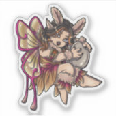 Autumn Moth Faerie Sticker (Voorkant)
