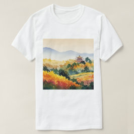 Autumn mountain landscape t-shirt