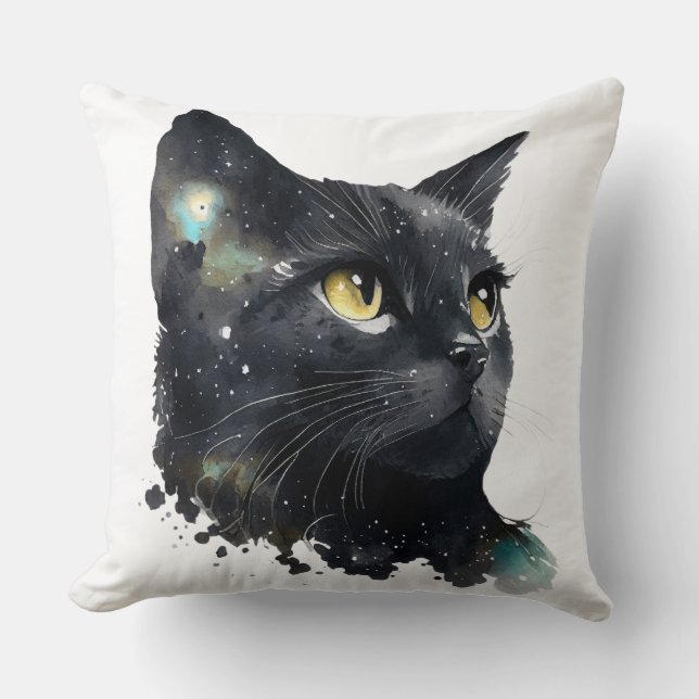 Autumn Mountain Landscape Throw Pillow Kussen (Voorkant)