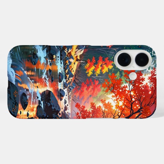 Autumn Mountain River Case-Mate iPhone Case (Achterkant (horizontaal))
