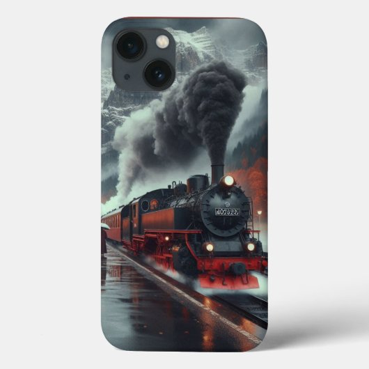 Autumn Mountain Train Journey Case-Mate iPhone Case (Achterkant)
