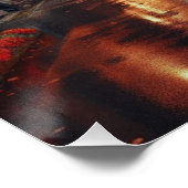 Autumn Mountain Train Journey Perfect Poster (Hoek)