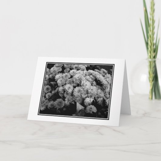 "Autumn Mums" Blank Wenskaart Kaart (Voorkant)