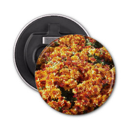 Autumn Mums Button Flesopener