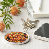Autumn Mums Sleutelhanger (Zijkant)