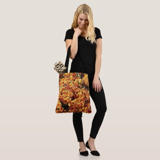 Autumn Mums Tote Bag (Op model)