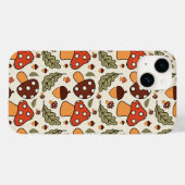 Autumn Mushroom & Acorn Phone Case (Achterkant (horizontaal))
