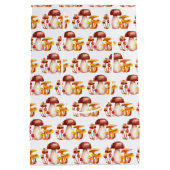 Autumn Mushroom Wonderland Gift Bag Medium Cadeauzakje (Achterkant)