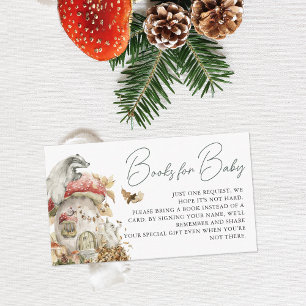 Autumn Mushroom   Woodland Forest Boek Aanvraag Informatiekaartje