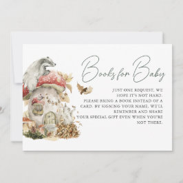 Autumn Mushroom | Woodland Forest Boek Aanvraag Kaart