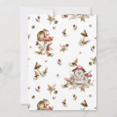 Autumn Mushroom | Woodland Forest Luier Raffle Kaart (Achterkant)