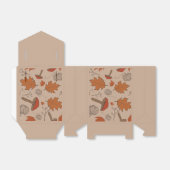Autumn Mushrooms Bedankdoosjes (Uitgevouwen)