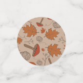 Autumn Mushrooms Confetti (Kleine voorkant)