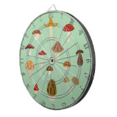 Autumn Mushrooms Dartboard Dartbord (Voorkant Rechts)
