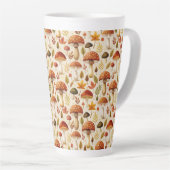 Autumn Mushrooms Latte Mok (Rechterhoek)