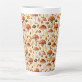 Autumn Mushrooms Latte Mok (Voorkant)