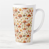 Autumn Mushrooms Latte Mok (Rechts)