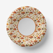 Autumn Mushrooms Papieren Kommen (Voorkant)