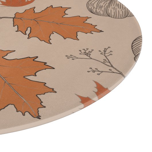 Autumn Mushrooms Snijplank (Hoek)