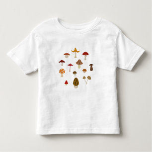 Autumn Mushrooms Toddler T-Shirt (licht)