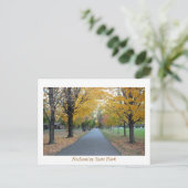 Autumn Neshaminy State Park Briefkaart (Staand voorkant)