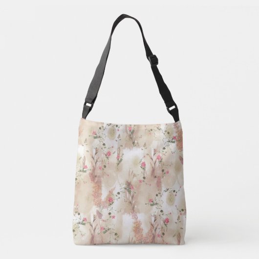 Autumn Neutral-toned Elegant Botanic crossbody bag Crossbody Tas (Achterkant)