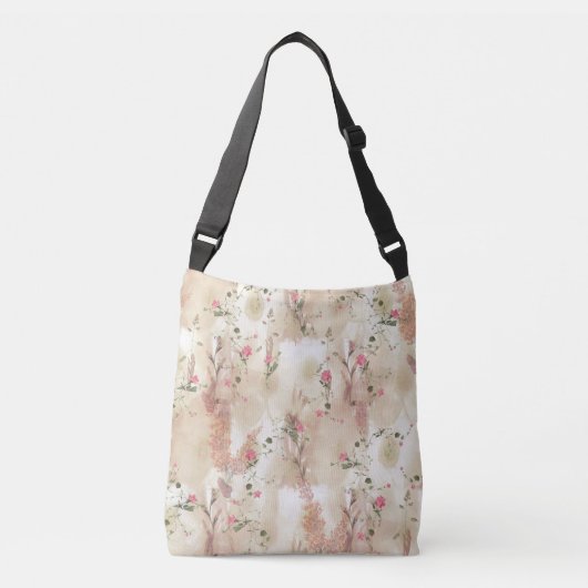 Autumn Neutral-toned Elegant Botanic crossbody bag Crossbody Tas (Voorkant)