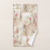 Autumn Neutral-toned Elegant Botanisch thema Bad Handdoek (Handdoek)