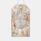 Autumn Neutral-toned Elegant Botanisch thema Cadeaulabel (Voorkant)