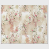 Autumn Neutral-toned Elegant Botanisch thema Cadeaupapier (Vlak)