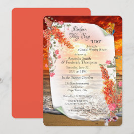 Autumn Neutral-toned Elegant Botanisch thema Kaart