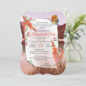 Autumn Neutral-toned Elegant Botanisch thema Kaart (Staand voorkant)