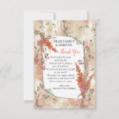 Autumn Neutral-toned Elegant Botanisch thema RSVP Kaartje (Voorkant)