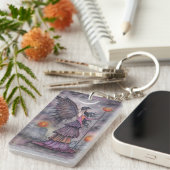 Autumn Night Fairy Art van Molly Harrison Sleutelhanger (Voorkant Rechts)