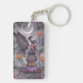 Autumn Night Fairy Art van Molly Harrison Sleutelhanger (achterkant)