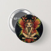 "Autumn Night Fairy" Button (Voorkant /achterkant)