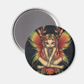 "Autumn Night Fairy" magneet (Voorkant / Achterkant)